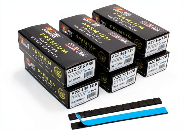 A2Z Tire Supplies Wheel Weights Grey Adhesive-0