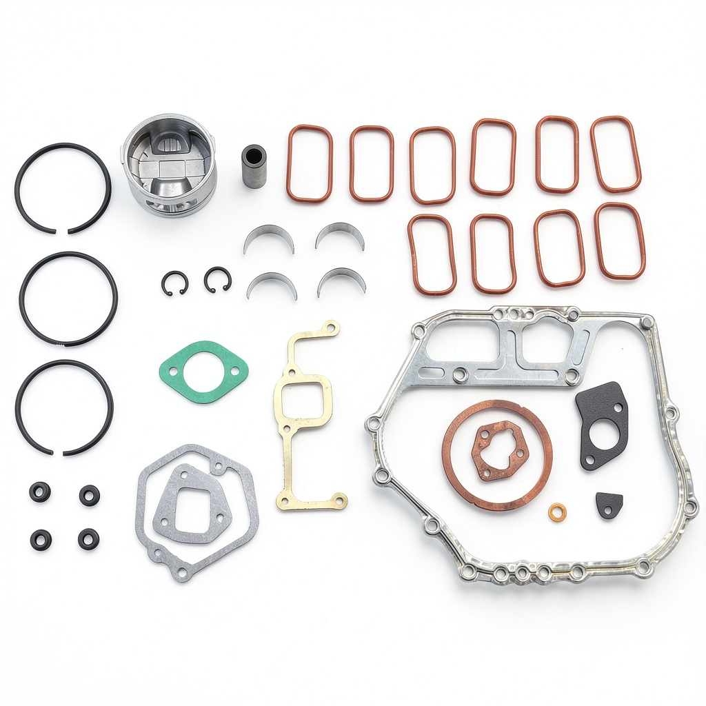 Meckparts Yanmar Engine L100 186F 10HP Piston Replacement