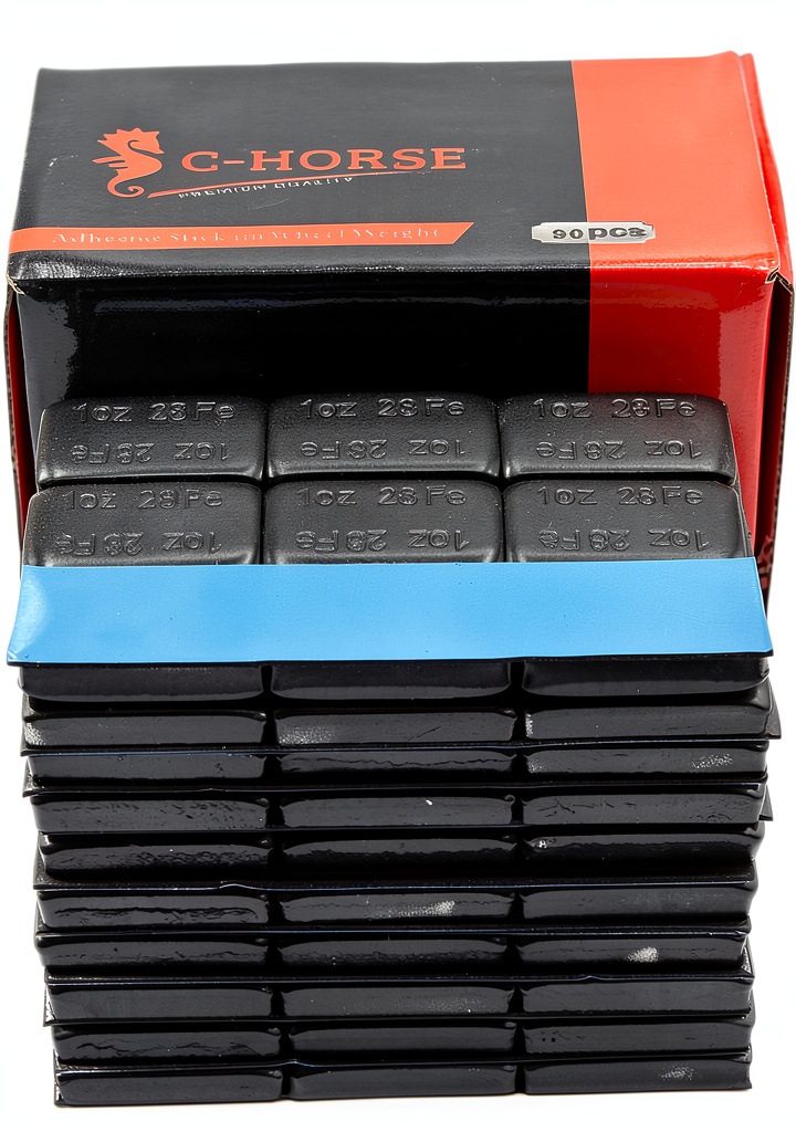 Applying adhesive wheel weight to a car rim