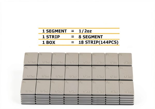 Steel Wheel Weights Gray 72 OZ YIZBAP Automotive-4