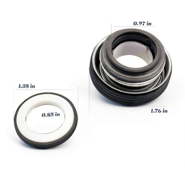 Mechanical Seal Esttlamer 2 Pack for Water Pump WB30XT3 WB20XT3-6