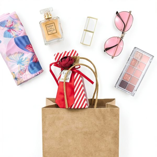GSSUSA Brown Paper Bags Small Gift Kraft Bags 5.25x3.75x8 Bulk-5